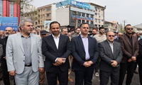 حضور رئیس، اعضای شورای اسلامی و شهردار رشت در راهپیمایی روز قدس
